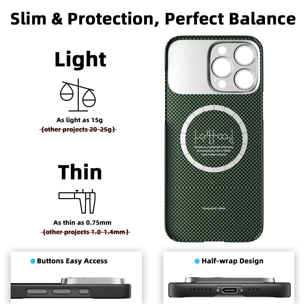 جراب Dayzze Limited الذكي بتقنية المستقبل المغناطيسية - لهاتف iPhone 16 Pro Max