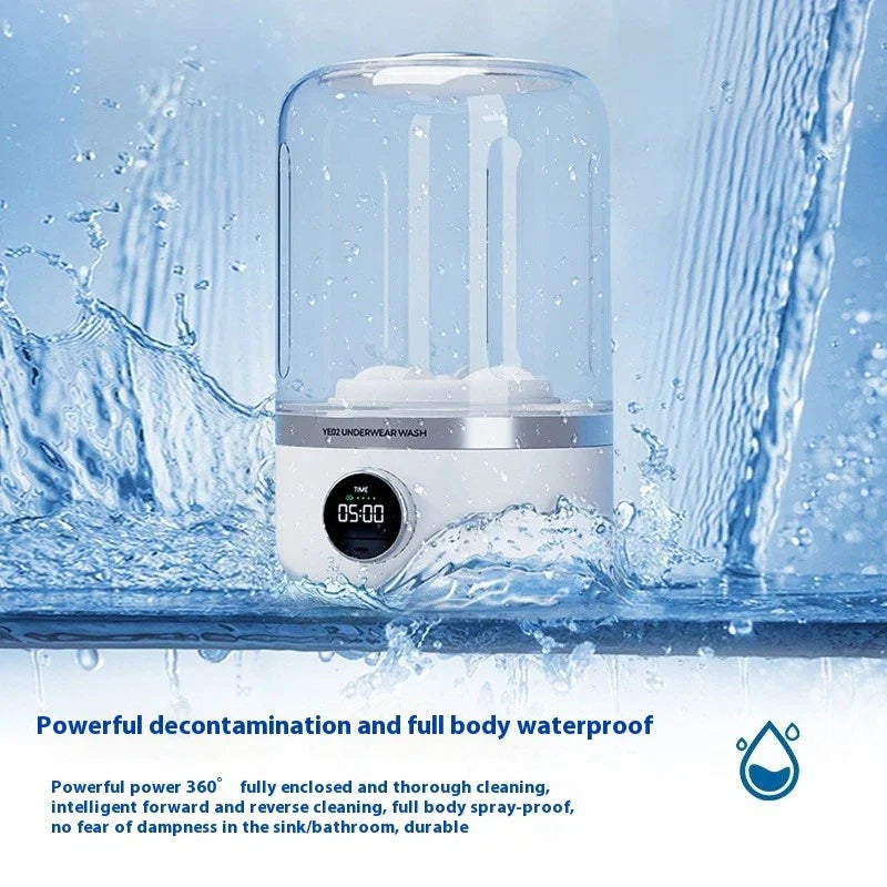غسالة ملابس داخلية صغيرة قابلة لإعادة الشحن سعة 1 لتر 